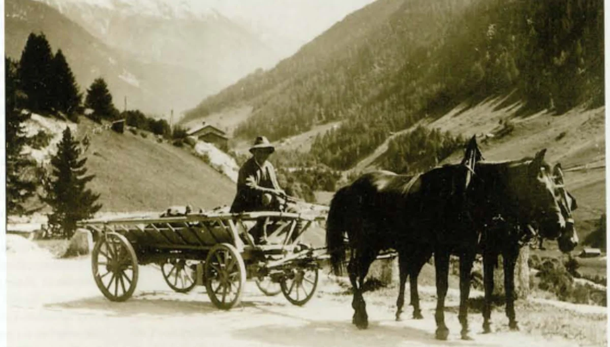 Hüttenversorgung Ende 1800 | © DAV Konstanz