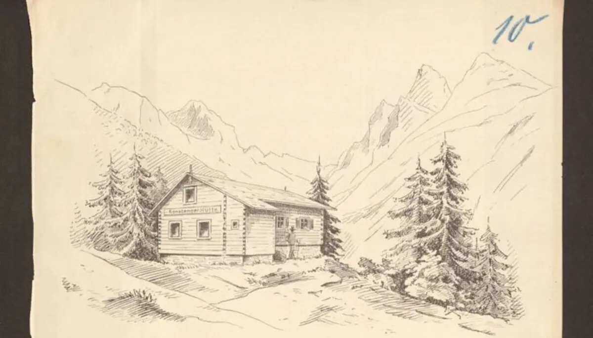 Konstanzer Hütte Pläne 1885 | © DAV Konstanz